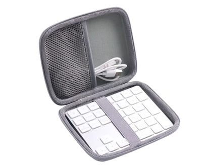 Hard Protective Travel Case for Wireless Number Pad, Compatible with Lekvey/iClever/Nulea Bluetooth Number Pad,Gray(CASE ONLY) - color: Gray