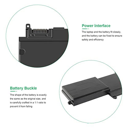 TREE.NB Spare CI03 C103XL Laptop Battery for HP ProBook 640/645/650/655 G2 Series, 640/645/650/655 G3 Series, Fit HSTNN-UB6Q HSTNN-LB6T HSTNN-PB6K 801554-001 - size: 7.2x3.7x0.55inch CI03XL