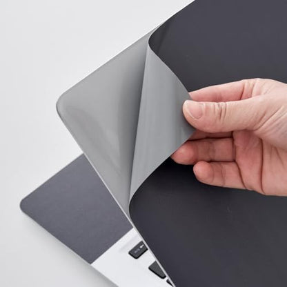 Laptop Skin Sticker Decal 15-15.6 Inches, Universal Reusable Vinyl Sticker for 12.1 13 13.3 14 15.4 Inches Netbook/Notebook PC, Waterproof & Scratch-Resistant (Dark Gray) - color: Dark Gray