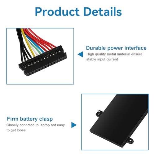 TREE.NB L17C3PG2 L17M3PG2 Laptop Battery for Lenovo LegionY545 Y540 Y7000-2019 Y7000P-1060 Y530-15ICH-1060 Y540-15IRH Y740-15IRH Y545-PG0 L17M3PG1 L17L3PG1 L17C3PG1 - size: 8.9x4.72x0.24inch L17C3PG2