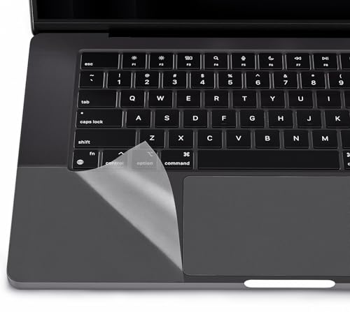 Palm Rest Protector Skin Cover Set Compatible with MacBook Pro 16" 2026-2021 M5/M4/M3/M2/M1 Pro/Max A3428 A3429 A3403 A3186 A2991 A2780 A2485, MacBook Trackpad Protector - Clear