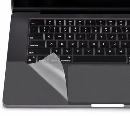 Palm Rest Protector Skin Cover Set Compatible with MacBook Pro 16" 2026-2021 M5/M4/M3/M2/M1 Pro/Max A3428 A3429 A3403 A3186 A2991 A2780 A2485, MacBook Trackpad Protector - Clear