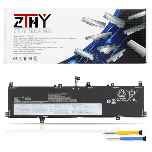 L21M4P77 L21D4P76 L21C4P74 Laptop Battery for Lenovo ThinkPad Z16 Gen 1/2 | 2022 Series Notebook Battery SB10W51989 5B10W51888 SB10W51990 5B10W51889 SB10W51988 5B10W51887 15.52V 72Wh 4640mAh - size: 12.44*3.46*0.24 inch L21M4P77