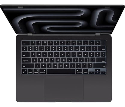 CaseBuy Keyboard Cover for 2026-2022 MacBook Air 13.6/15 Inch M5 M4 M3 M2 A3449 A3448 A3240 A2941 A3114, MacBook Pro 14" 16" M5-M1 Pro/Max A3426 A3427 A3434 A2992 A2918 A3428 A3429 A2991, Black - color: Black, size: MacBook Pro 14/16 Inch