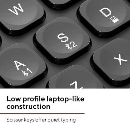 STAPLES TECH Mini Slim Wireless Keyboard, Black - style: Mini