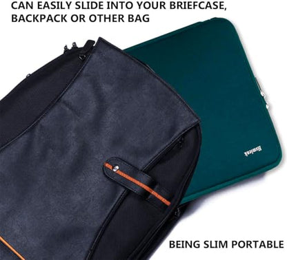 Laptop Sleeve 14 inch, Upgrade Durable Shockproof Protective Computer Cover Flip Case Briefcase Carrying Bag Compatible with 14" HP, Lenovo, Asus, Acer, Notebook, Chromebook Computer, Cyan - color: Cyan, size: 14 Inch