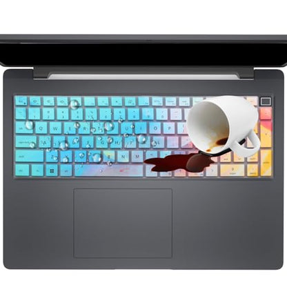 Stylish Colorful Keyboard Cover for 2026 2025 Dell Pro 16/Pro 16 Plus/Pro Max 16 PB16250 PB16255 PC16250 PC16255 MC16250 MC16255 & Pro Max 18 Plus MB1825 (NOT FIT Dell Pro 16 Premium, Pro 3/5/7 16") - color: Colorful