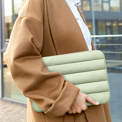 Puffer Laptop Sleeve with Zipper for 13 Inch Laptops