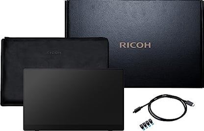 RICOH 150 Portable 15.6" Vivid OLED 350nit Lightweight Display Monitor and Touchscreen w/Dual Speakers - for Laptop, Desktop, Mac, PC - style: RICOH 150
