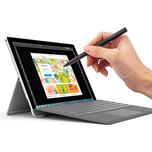 BoxWave Stylus Pen Compatible with Dell Inspiron 15 7000 2-in-1 (15.6 in) - ActiveStudio Active Stylus 2019, Electronic Stylus with Ultra Fine Tip - Jet Black