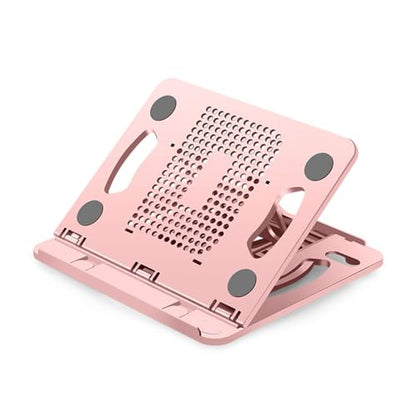 Computer Stand Foldable Laptop Bracket Ergonomic for Desk Computer Stand with 360 Degree Rotating Base Lightweight Laptop for Desk - color: A