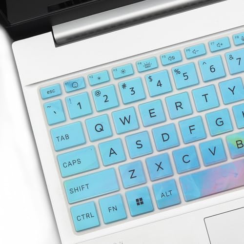 Keyboard Cover for HP OmniBook 5 AI 16" 16-ag 16-af 16-ba 16-bc Series 16z-ag100 16z-bc100 16-af1037nr 16-bc1047nr 16 inch Laptop Keyboard Skin (NOT FIT OmniBook 5 16-cf 16-bf 16-fb, OmniBook 3/7/X) - color: Colorful