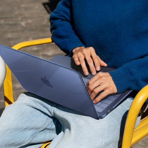 B BELK for MacBook Neo Case 13 inch 2026 Release A3404, Crystal Indigo | Scratch Resistant Protective Hard Shell for Mac Neo Case with Keyboard Cover & Screen Protector, Lightweight, Easy Snap-On - color: Crystal Indigo