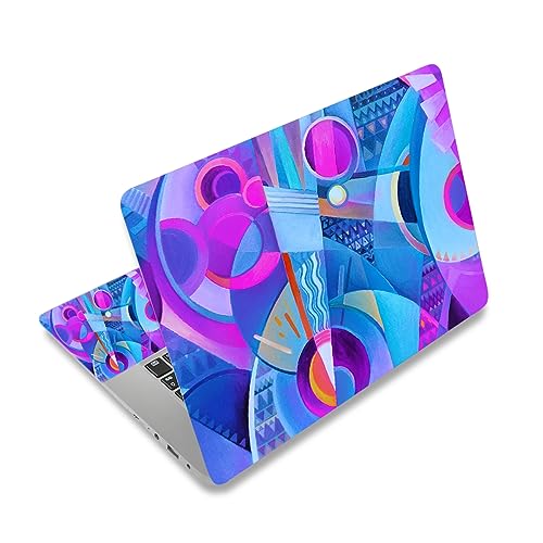 12.1 13 13.3 14 15 15.4 15.6 Inches Personalized Laptop Skin Sticker Decal Universal Netbook Skin Sticker Reusable Notebook PC Art Decal Protector Cover Case (Colorful) - color: Colorful