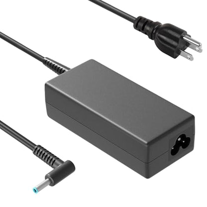 65W 45W 4.5x3.0 mm Smart Blue Tip AC Laptop Charger Replacement for HP Pavilion x360 13 14 15 17, Envy x360 13 15, Chromebook Probook Elitebook Zbook Stream Series Computer Power Adapter