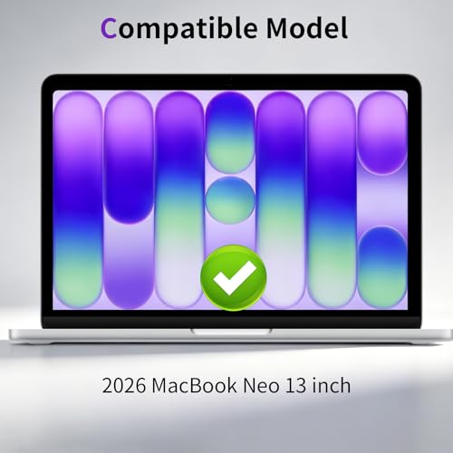 Fotbor 2 Pack for 2026 MacBook Neo 13-Inch Anti Reflective Screen Protector, Anti Blue Light PET Screen Protector Ultra Clear for Macbook Neo 13 Inch