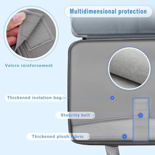 ZINZ Expandable Laptop Case 15.6 Inch Sleeve, Protective Carrying Case Compatible with MacBook Neo 16", MacBook Pro 16"/15.4", Dell XPS 16" and Most 15" 15.6" 16" Notebook，MG01Y01 - color: Mg01y01, size: 15-16"