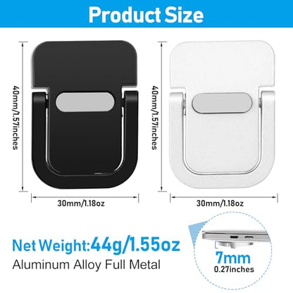 Mini Laptop Stand, Portable Laptop Stand, Foldable & Lightweight Ergonomic Riser with Ventilated Cooling, Sleek Computer Notebook Holder Fits Keyboards &10-17.3 Inch Laptops, Silver - color: Silver