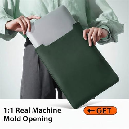 14Inch MacBook Neo Sleeve Compatible with MacBook Air 13 M3 M2 M1 / MacBook Pro 14Inch, Surface Pro 12-3,iPad Pro/Air 13 Dell HP ASUS,Green - color: Green, size: 13.3/14inch