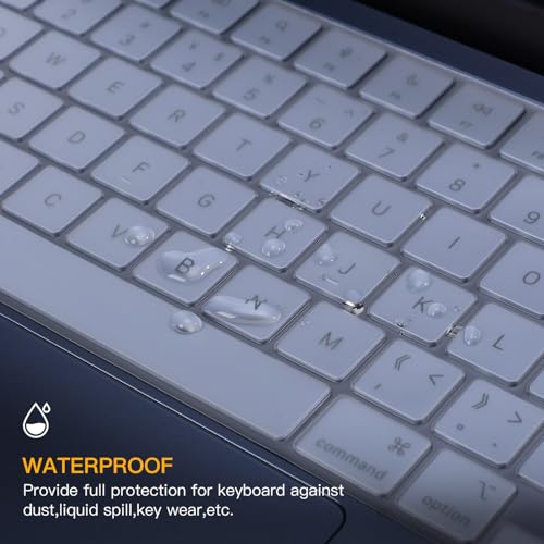CaseBuy Keyboard Cover Skin for 2026 MacBook Neo 13-inch A18 Pro A3404 | MacBook Neo 13" Accessories Protector, Invisible Protection, Spill & Dust Resistant TPU Protector, US Layout, Clear - size: Macbook Neo 13"(2026 with Touch ID)