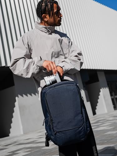 ALPAKA Elements Backpack Pro 24L Laptop Backpack Moonlight Blue | Fits 16-inch Laptop with Dual Bottle Pockets, Weather-Resistant Fabric Axoflux 400D, Travel Backpack for Men Work College - color: Moonlight Blue