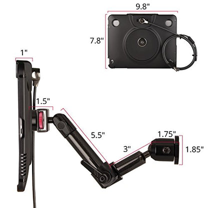 The Joy Factory MagConnect Carbon Fiber Wall/Counter Mount w/ Security Tray for iPad 2/3/4 & iPad AIr (MMU104LD) - size: iPad Air/iPad 2,3,4, style: Wall/Counter Mount