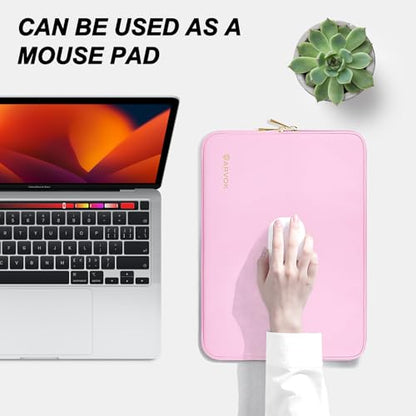 ARVOK Laptop Sleeve Case,Waterproof Notebook Cover for MacBook Air MacBook Pro inch, Computer Carrying Bag - color: Pink, size: 13 inch