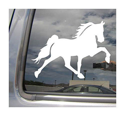 Tennessee Walking Horse Walker Gaited - Cars Trucks Moped Helmet Hard Hat Auto Automotive Craft Laptop Vinyl Decal Store Window Wall Sticker 01269 c