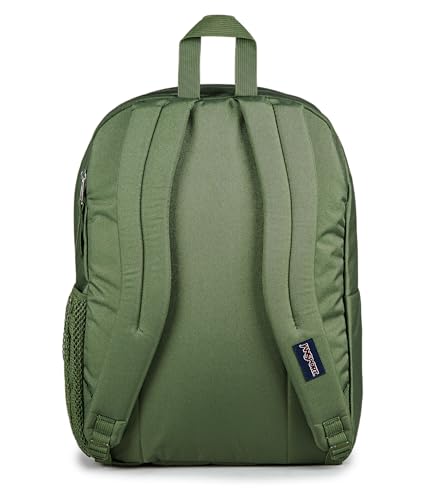 JanSport Laptop Backpack - Computer Bag with 2 Compartments, Ergonomic Shoulder Straps, 15” Laptop Sleeve, Haul Handle - Cargo Green - color: Cargo Green