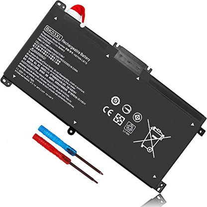 BK03XL 916811-855 Laptop Battery for HP Pavilion X360 14 14m, 14m-ba114dx 14m-ba011dx 14m-ba013dx 14-ba253cl 14-ba125cl 14-ba175nr 14m-ba015dx 14-ba051cl bk03041xl 916366-421 541 TPN-W125 HSTNN-LB7S