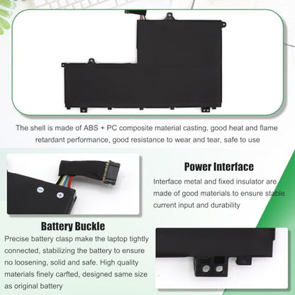 L19M3PF1 Laptop Battery Replacement for Lenovo ThinkBook 14-IML 20RV 14-IIL 20SL 15-IML 20RW 15-IIL Series Notebook L19C3PF1 L19D3PF1 L19L3PF1 L19M3PF2 L19C3PF9 L19M3PF9 L19L3PF8 L19D3PF2 - size: 8.05*4.91*0.39inch L19M3PF1