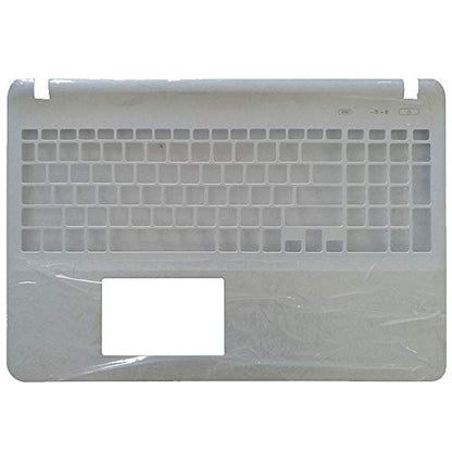 New Laptop Replacement Palmrest Cover Case Fit Sony Vaio SVF15323CX SVF15214CXB SVF1532DCYW SVF152A27T SVF154B SVF15318S SVF153A1RT SVF1521ECXW C Shell Small Enter Key (White) - color: White