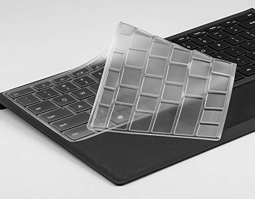 Microsoft Surface Keyboard Cover - Ultra Thin Transparent Skin, Accessory for Surface Pro 7, 6, 5, 4 - US Layout - size: Surface Pro 7/6/5/4