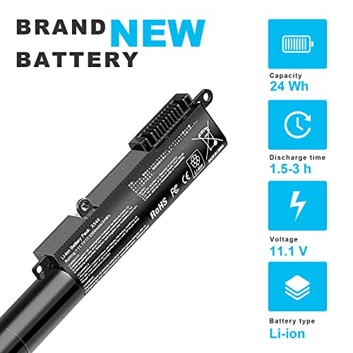 Fancy Buying New A31N1519 Laptop Battery for ASUS X540 X540S X540SA R540SA X540L X540LJ X540LA-SI302 X540LA X540SC X540YA Series Laptop 3ICR19/66 - size: 8.23*1.3*0.71inch