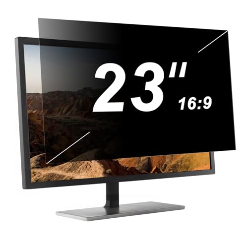 【50 Pack】 23 Inch Privacy Screen Protector for 16:9 Widescreen Monitors Desktop Anti-Glare Blue Light Filter Anti-Spy Film Relieves Eye Strain Easy Install - color: 23''Computer Privacy Screen(16:9), size: [50 Pack]
