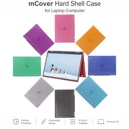mCover Hard Case ONLY Compatible for 2025+ 14" HP OmniBook X Flip 14-FMxxxx 14-FKxxxx 2-in-1 (with 360° Hinge) Windows Laptop (NOT Fitting Any Other HP Models)- Orange - color: Orange