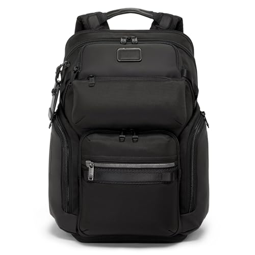 TUMI - Alpha Bravo Nomadic Backpack - Men's Durable Carry On Bag - 18.8" X 15.0" X 9.0" - Fits up to 15" Laptop - Black - color: Black