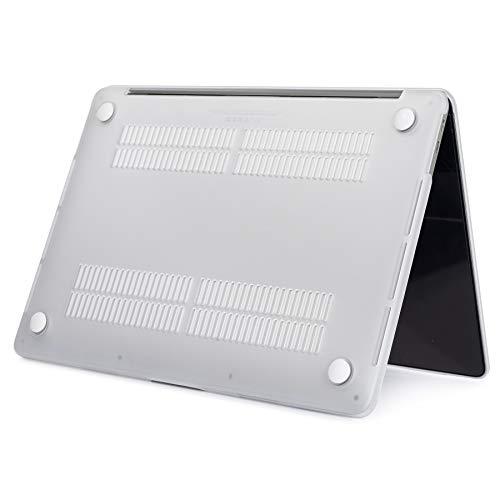 Se7enline for MacBook Pro 13 inch Case M2/M1 2026-2020 A2338,Matte Clear | Hard Shell Laptop Case Washable Keyboard Cover Skin Anti-Scratch Anti-Drop Heat Dissipation Full Port Access Slim Lightweight - color: Matte Transparent