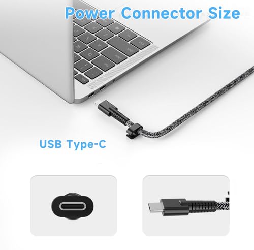 90W USB Type C Laptop Charger Compatible with HP Envy x360 14 15 16 17 Spectre x360 EliteBook 1040 G4 1040 G5 ZBook x2 G4,19.5V /4.5A 90W AC Adapter Charger