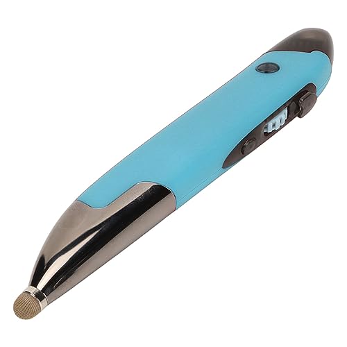 Yinhing Pen Rechargeable Portable Optical Mode for PC Laptop Luminous Silent Handheld Small Design (Blue) - color: Blue