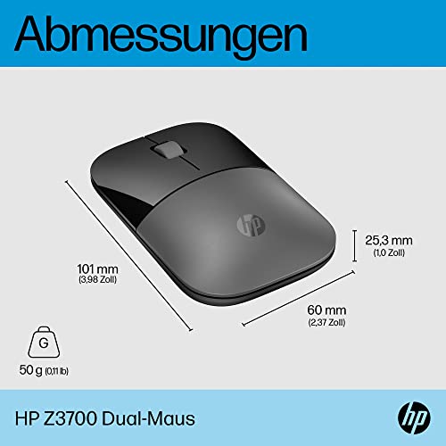 HP Z3700 Dual Silver Mouse, W128781530 - color: Silver