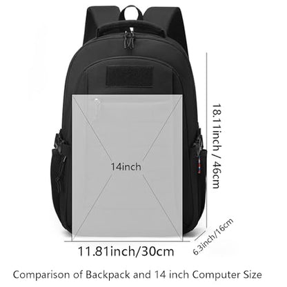 18 Inch School Backpack for Teens Boys Girls, 35L Water Resistant Bookbag with Luggage Strap, Large Capacity Daypack for School Travel Daily Use, Black - color: Camo Backpack Single Pack-4