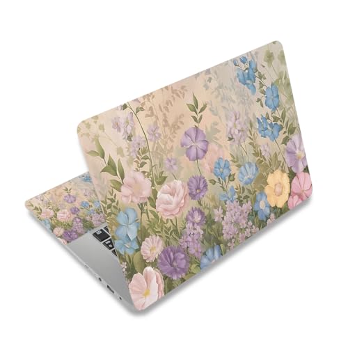 AIMSA 12 13 13.3 14 15.4 15.6 inch Laptop Skin Sticker Decal, Universal Netbook Skin Sticker Notebook Art Decal Protector Cover, Beautiful Flowers - color: Beautiful Flowers