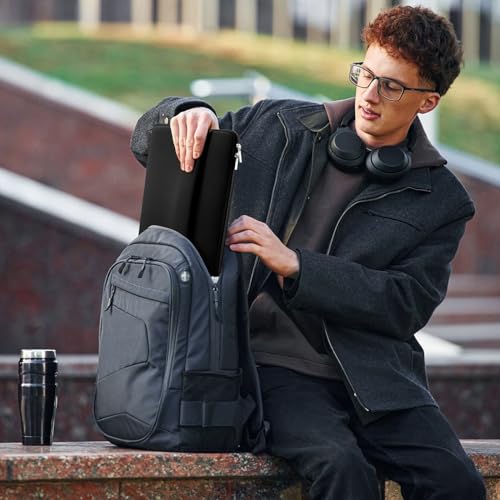 13 Inch Laptop Sleeve Portable Carrying Case with Front Pocket Padded Computer Pouch Cover Compatible with MacBook Air 13.6 Inch M4 M3 M2 2025-2022, 14 Inch MacBook Pro M4 M3 M2 M1, Black - color: Black, size: 13 inches