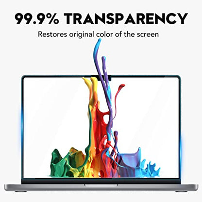 Tempered Glass Screen Protector Compatible with MacBook Air 15.3" M2 2023,9H Hardness Scratch Resistant Macbook Air 15 Inch Screen Film Guard, Bubble Free Ultra-Thin HD Transparency Anti-Fingerprint - color: MacBook Air 15.3 inch, size: 1pc