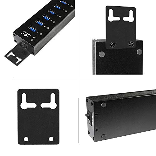 VANTEC 7-PORT USB 3.1 ALUMINUM HUB WITH PREMIUM POWER ADAPTER