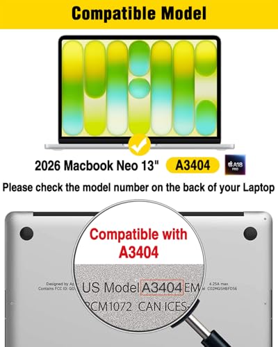 F FORITO Magnetic Privacy Screen Protector Compatible with 2026 MacBook Neo 13 inch with A18 Pro Chip - 360° Anti Peeping Anti Blue Light Anti Glare Removable Laptop Privacy Screen Shield - size: for Mac Neo 13"(2026, A18 Pro)