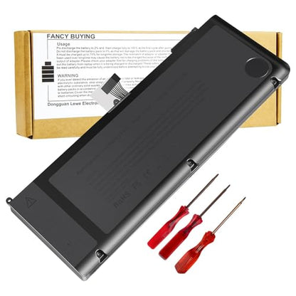 A1321 A1286 (Only for Mid 2009 Mid 2010 Version) Laptop Battery for MacBook Pro 15 Inch Battery A1321 A1286 MC371LL/A MC372LL/A MB985 MB986 MC118 020-6380-A 020-6766-B 661-5211 661-5476 661-5844 73Wh - size: 10.33*3.01*1.13inch