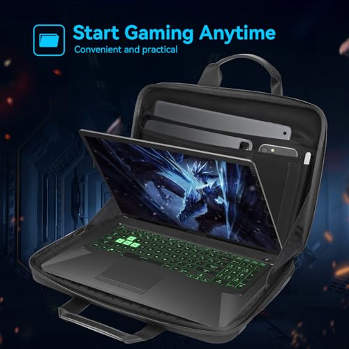 Smatree Heavy Duty Hard Case for 18 inch MSI/Razer/Acer | for 18 inch MSI Stealth 18AI Studio A1V 2025/Stealth 18HX A2W 2026,Razer Blade 18,Razer Blade 17,Acer Nitro 16,(A800XL)