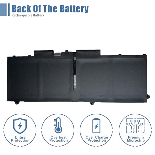 FK0VR Laptop Battery Replacement for Dell Latitude 5530 7530 5330 7330 5430 7430 2-in-1 Precision 3570 Series H4PVC 8WRCR 0Y86WG 78FWY 51R71 8P81K Y86WG HFN8K P133G P134G 15.2V 58Wh 3625mAh - size: 9.49*3.42*0.26 inch FK0VR